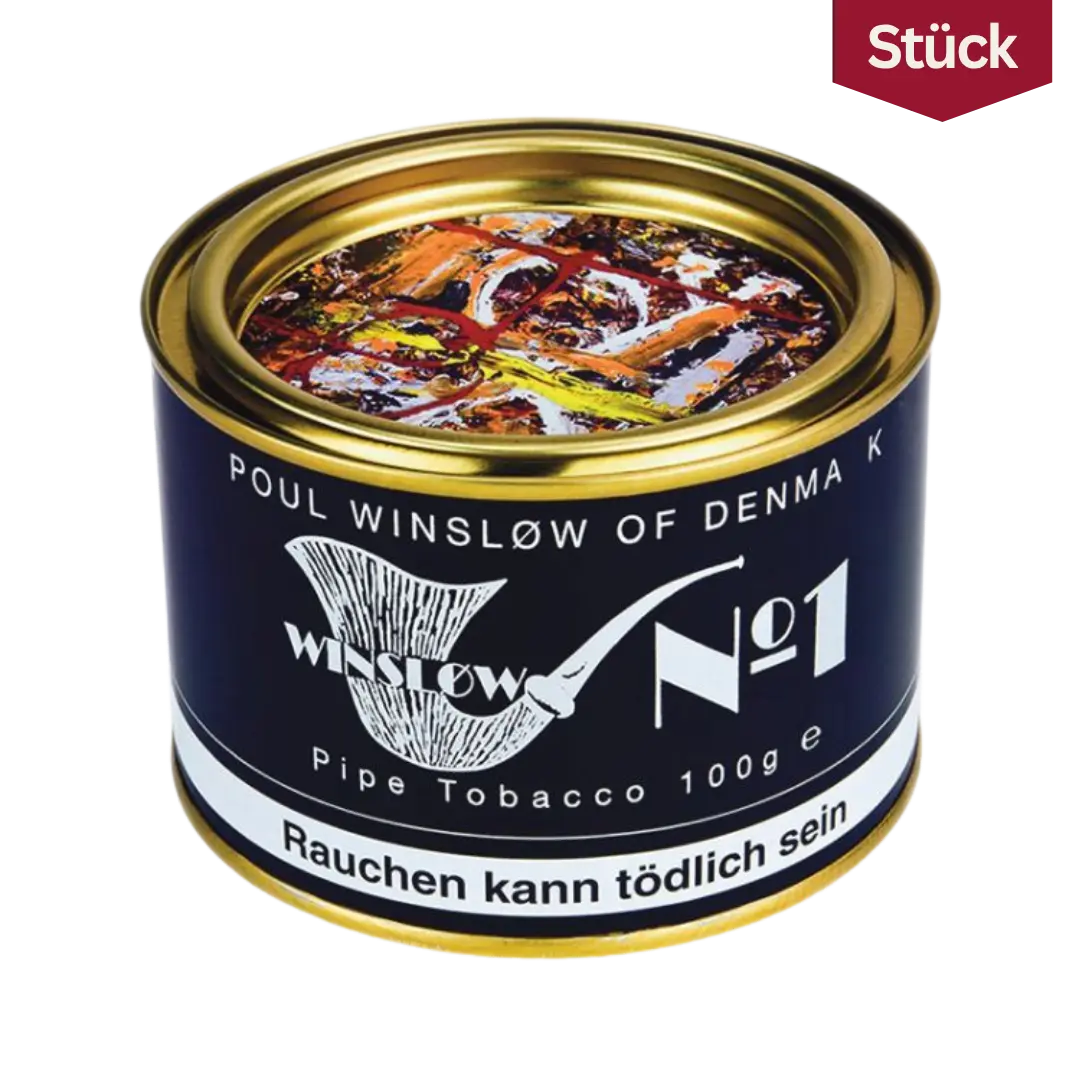Poul Winslow No. 1 Tabak Pfeifentabak Dose (100g)