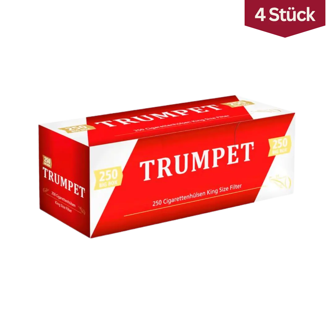 Bundle: Trumpet Hülsen Filterhülsen Zigarettenhülsen Stopfhülsen (4x250 Stück)