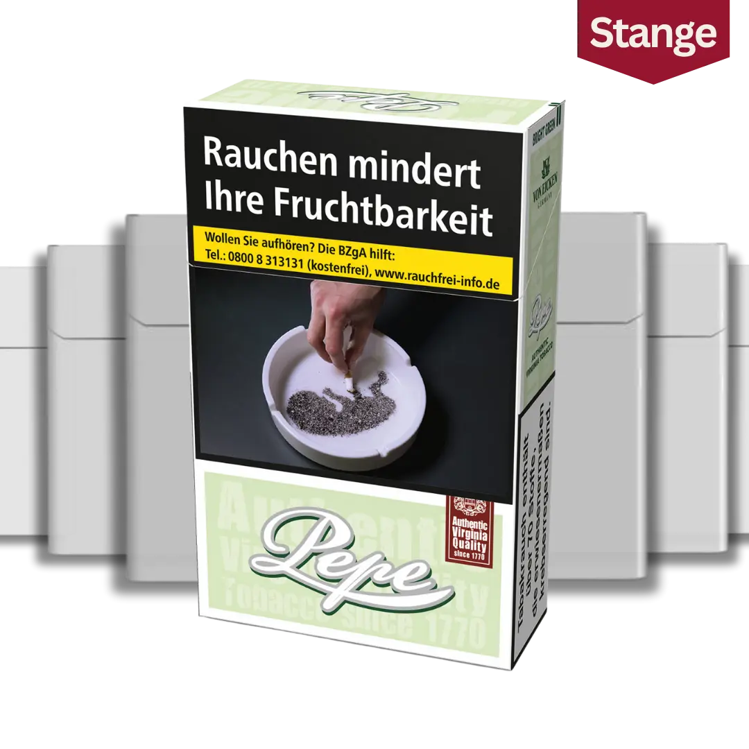 Pepe Bright Green Zigaretten Stange