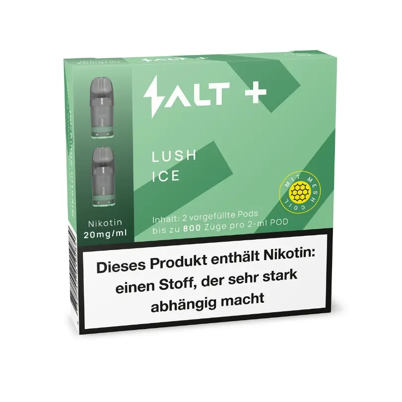 Salt Plus Lush Ice Pod E-Zigarette Vape Liquid (2x2ml)
