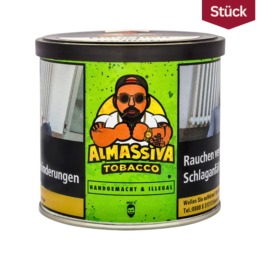 Almassiva Handgemacht und Illegal Tabak Shishatabak 200g