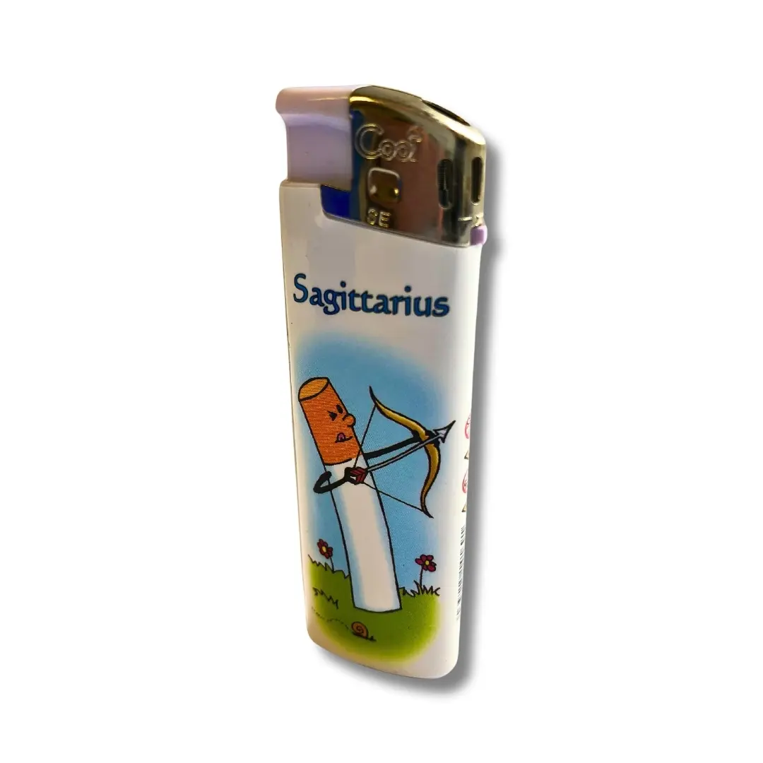 Cool Feuerzeug Elektro Sternzeichen Schuetze Sagittarius Ansicht