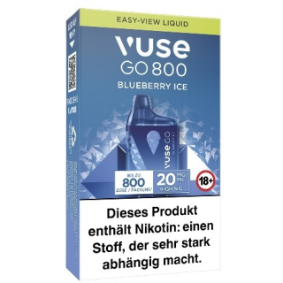 Vuse GO 800 Blueberry Ice Vape Einweg E-Zigarette 20mg AP