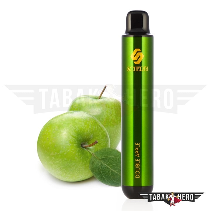 Sherbi-appp-1-min Scherbi - Einweg E-Shisha Double Apple (20mg Nikotin) ca. 800 Züge