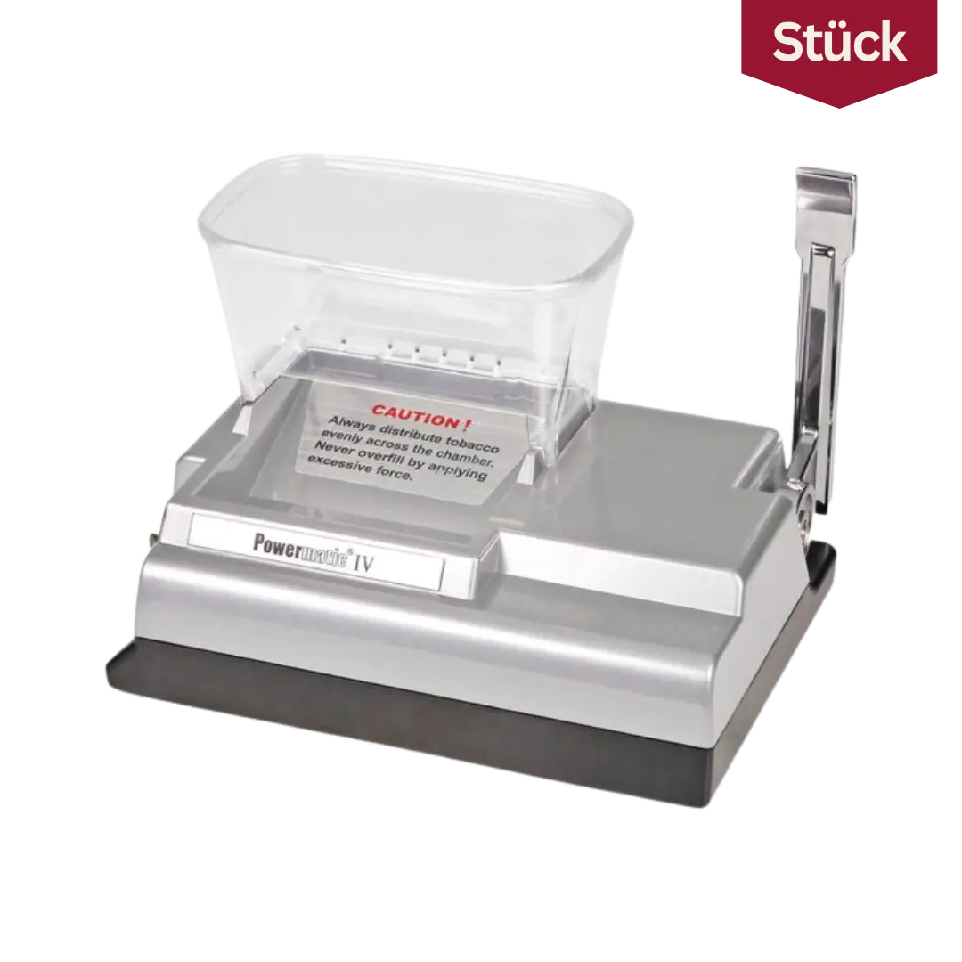 Shark Powermatic 4 elektrische Zigaretten Stopfmaschine silber