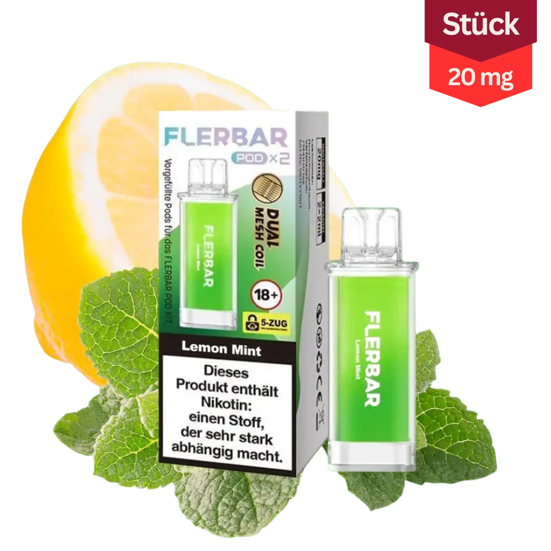 Flerbar Pod Lemon Mint 20 mg/ml
