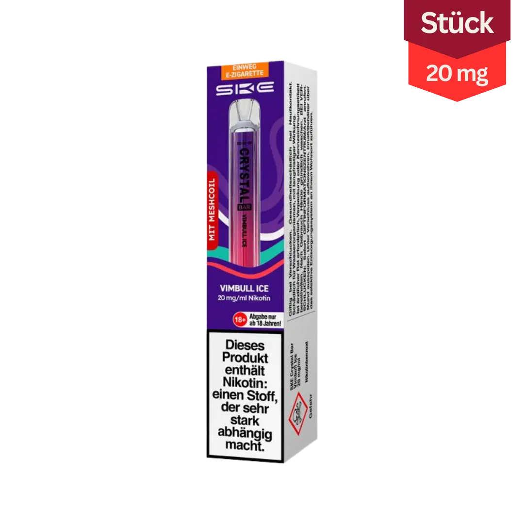 SKE Crystal Bar Vimbull Ice 20mg