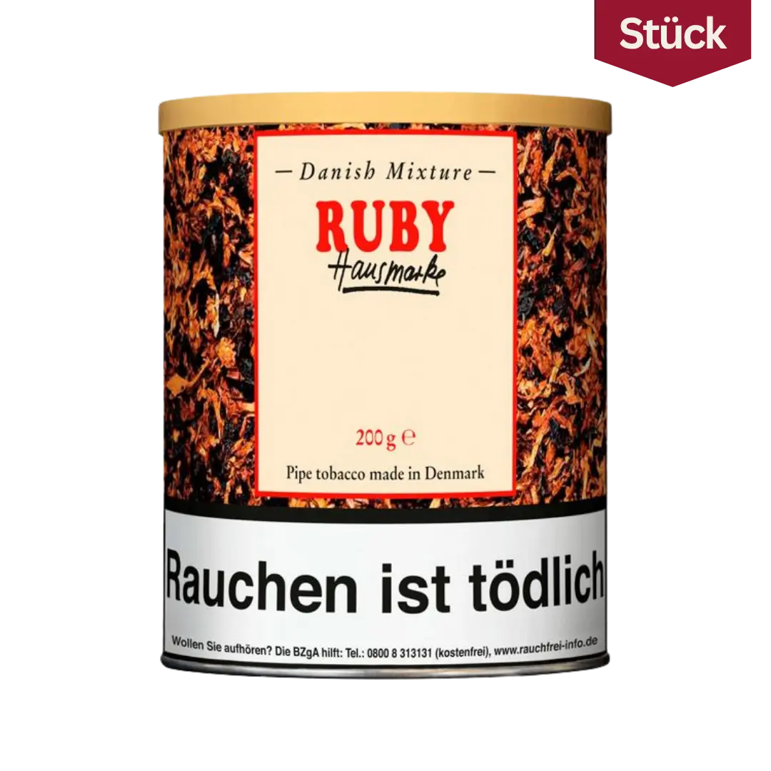 Danish Mixture Ruby Cherry Pfeifentabak Dose (200g)  Danish Mixture Ruby Cherry Pfeifentabak Dose (200g)