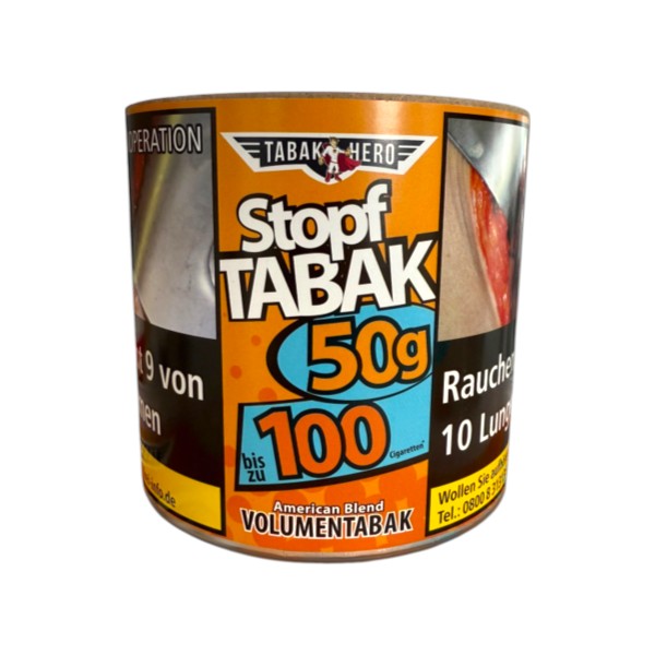 Tabakhero Stopf-Dose 50g - Günstige Zigarettentabak und Volumentabak