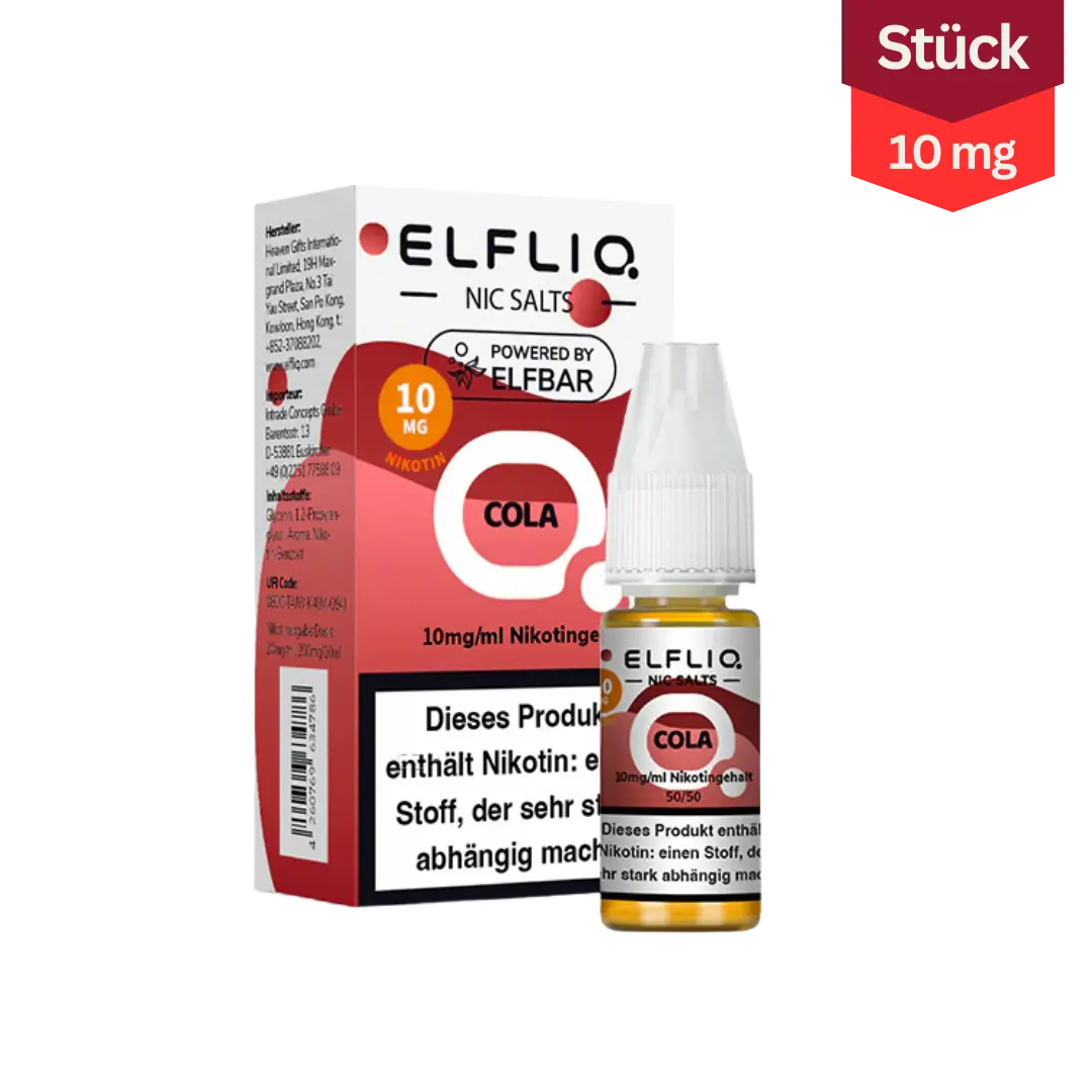 Elfliq Vape Liquid Cola 10mg