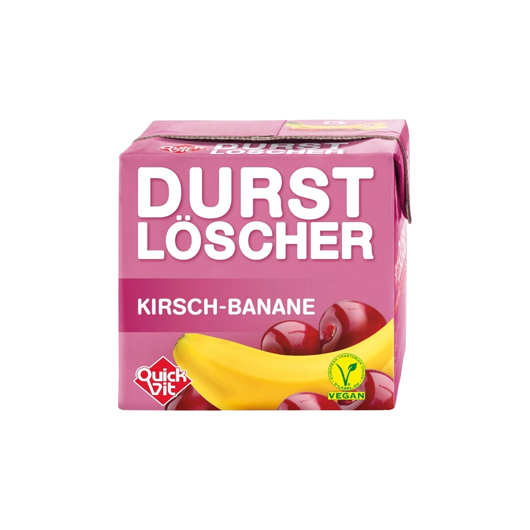 QuickVit Durstlöscher Banane-Sauerkirsch (12x0,5L)
