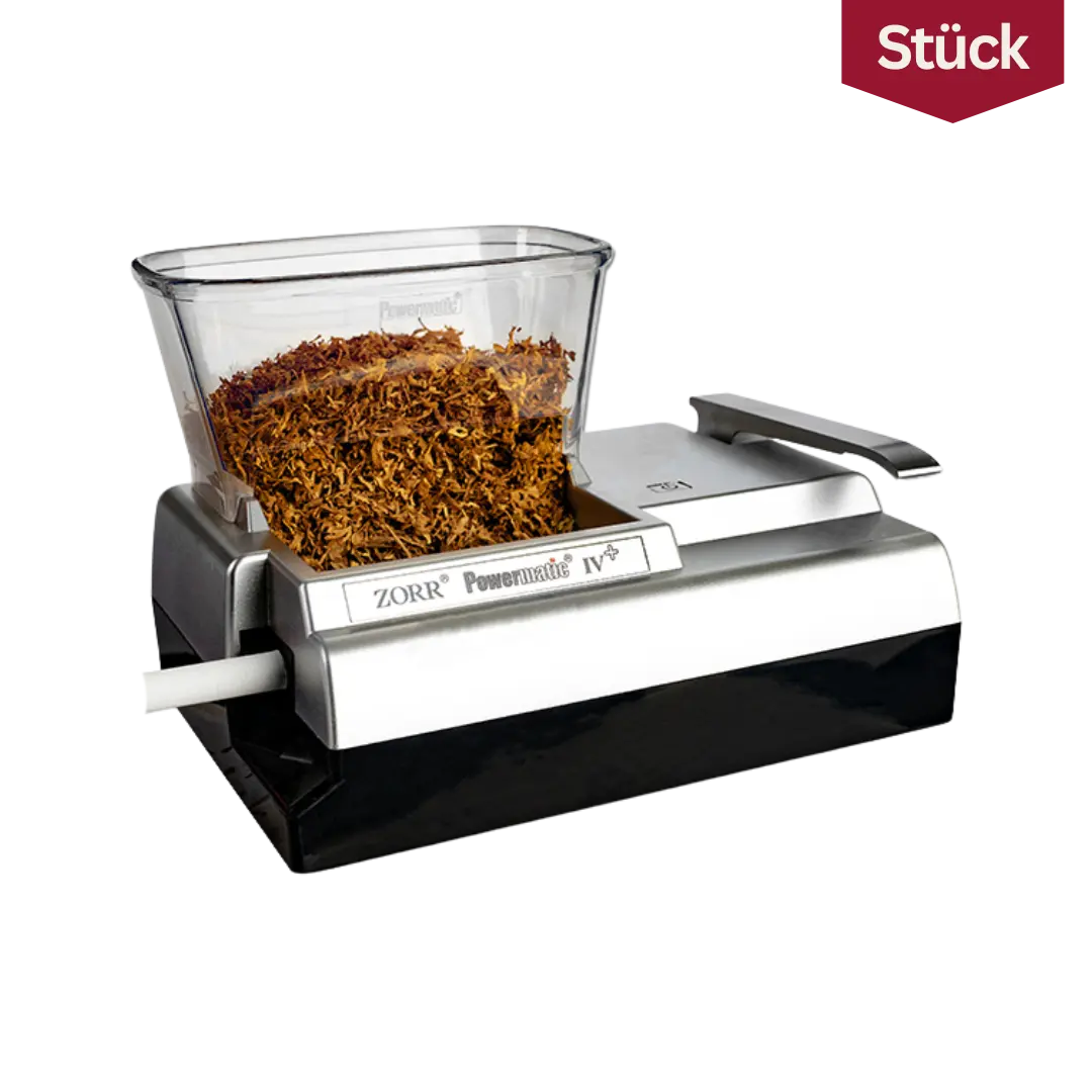Zorr Powermatic 4 elektrische Zigaretten Stopfmaschine silber