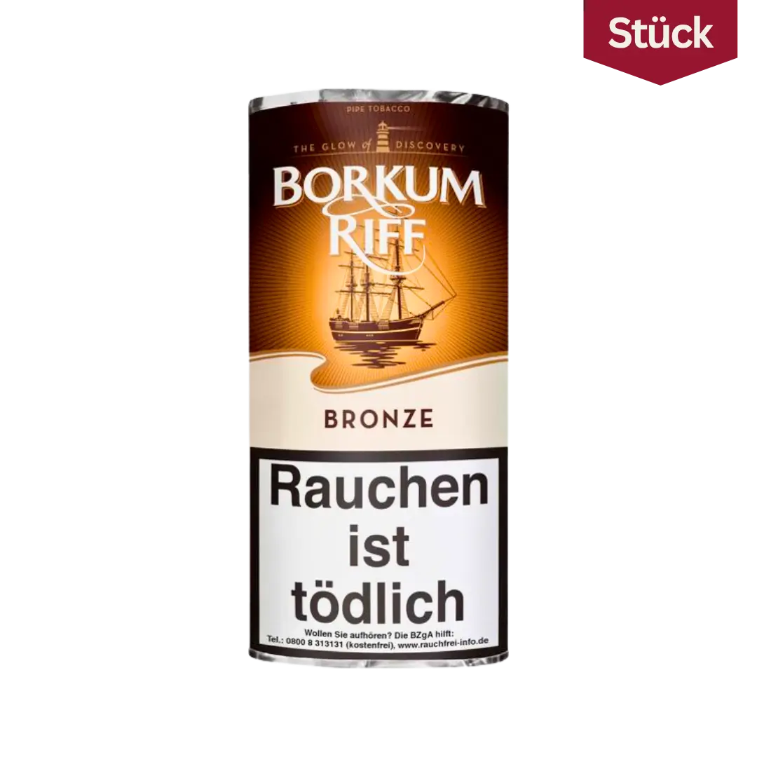Borkum Riff Bronze Tabak Pfeifentabak Pouch