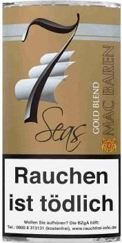 5x Mac Baren 7 Seas Golden Blend Tabak 40g Pouch (Pfeifentabak)