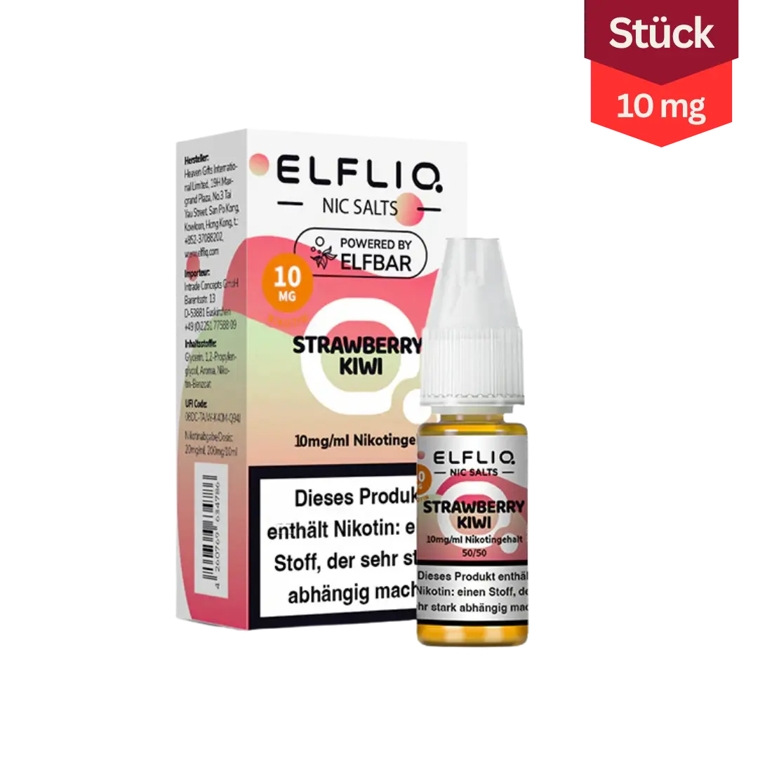 Elfliq Vape Liquid Strawberry Kiwi 10mg